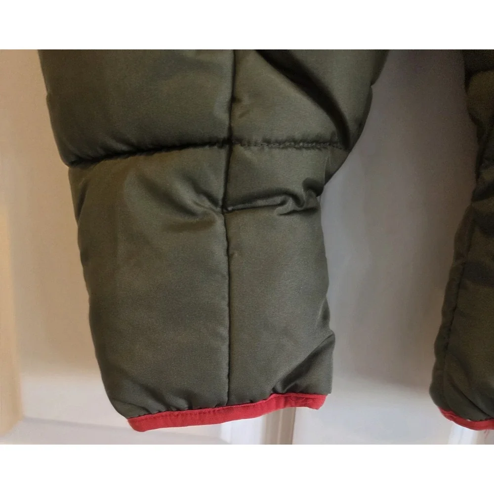 DKNY Jeans baby/toddler one-piece puffer snowsuit in size 18 months.